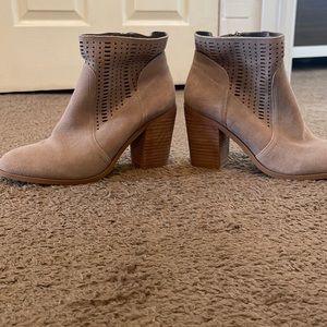 Tan booties